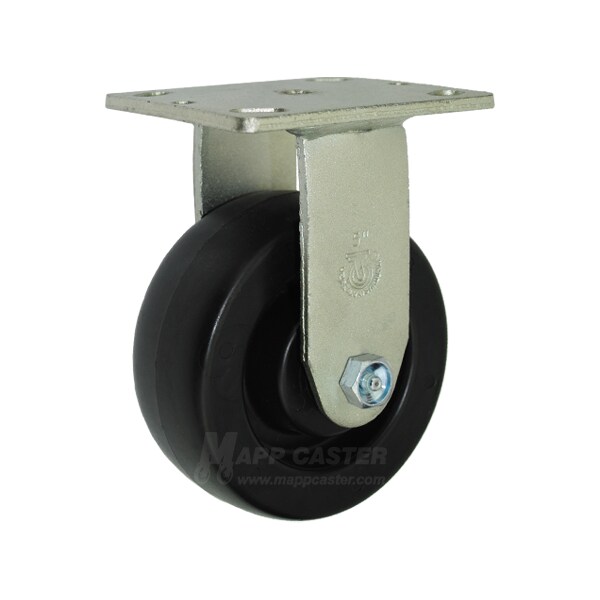 Mapp Caster 6"X2" Polyolefin Rigid Caster - 700 Lbs Capacity 146PO620R - main